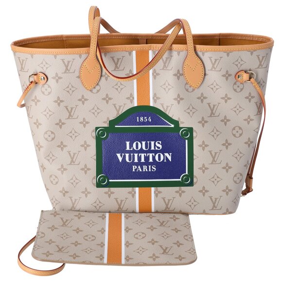 Louis Vuitton Neverfull MM Tote Collection Line M23501 Beige Monogram - Picture 1 of 11